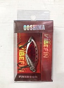 Блесна цикада OOSHIMA VIBEFIN 6008 серебро/красный 10g 
